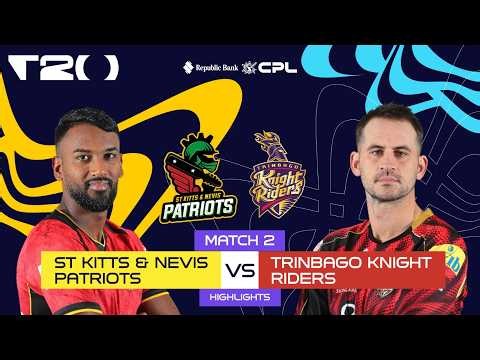 Highlights | SKN Patriots vs Trinbago Knight Riders | CPL 2026
