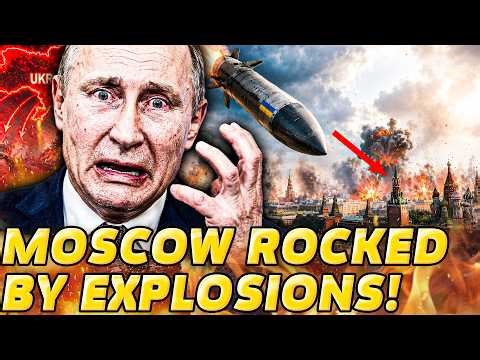 🚨10 MINUTES AGO! UKRAINIAN BALLISTICS REACH KREMLIN?!MASSIVE EXPLOSIONS IN MOSCOW! PUTIN’S FALL!