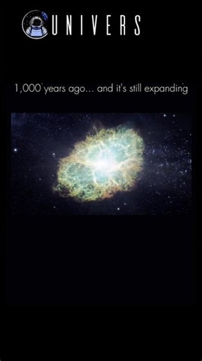 A Star Exploded 1,000 Years Ago… And It's Still Expanding! 💥✨ #space #astronomy #universe