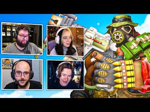 HUNTING Streamers with REWORKED ROADHOG! | Overwatch