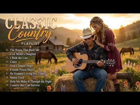 Top 100 Classic Country Love Songs 🌻 | Greatest Country Love Ballads | Golden Classics 60s 70s 80s