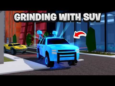 Grinding With SUV in Roblox Jailbreak🚙