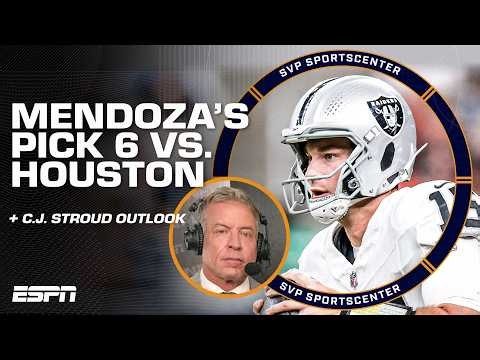 Breaking down Fernando Mendoza's performance vs. Texans + C.J. Stroud expectations | SC with SVP