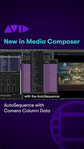 NEW IN MEDIA COMPOSER — AutoSequence & Spot to Timecode with camera column data
