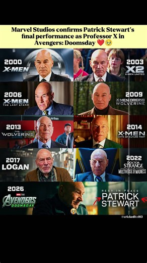 Patrick Stewart’s Final Appearance as Professor X in Avengers: Doomsday ❤️🕊️