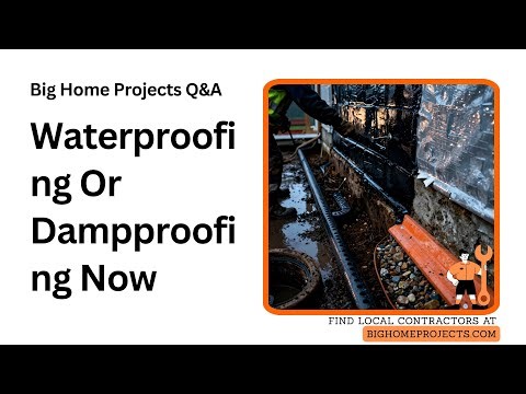 Damp-Proofing Bituminous vs Hydrostatic Membrane Guide