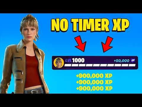 BEST LEGIT *NO TIMER* FORTNITE XP MAP to FARM & LEVEL UP FAST in FORTNITE WINTERFEST! (210,000!)