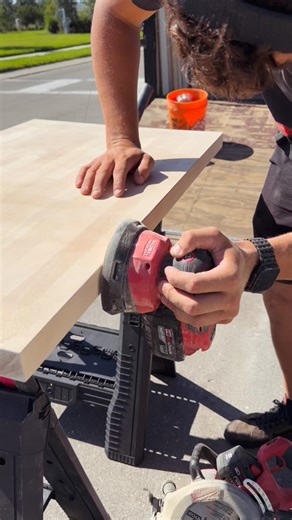 Most people love the look of a butcher block countertop but so often the feel isn’t what they want..