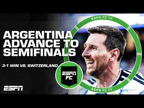 Argentina vs. Switzerland FULL REACTION 🔥 2026 World Cup Quarterfinals | ESPN FC