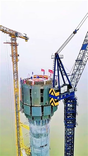 The Insane Bridge Built Using Satellite Guidance! 🌉 #Engineering #Bridge #bridge #shorts #tiktok