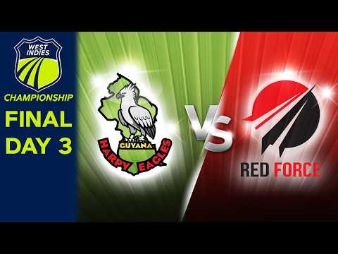 🔴 LIVE FINAL | Guyana v Trinidad and Tobago - Day 3 | West Indies Championship 2026 #WIChamps