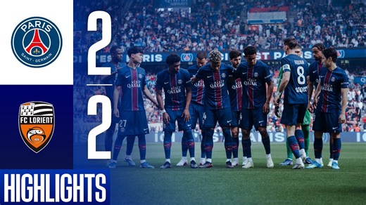 PSG 2-2 Lorient : Le résumé 📺