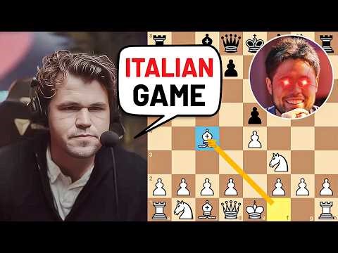 Magnus Carlsen vs Hikaru Nakamura — This Italian Game Gets WILD 🔥