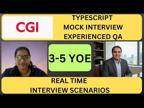 TypeScript Mock Interview 2026 | Coding + OOP + Scenario Based Questions