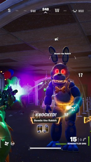 FORTNITE BLANKA VS BONNIE THE RABBIT