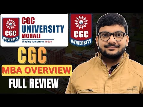 CGC University Mohali MBA 2026 Admission | CGCUET Exam, Fees, Scholarship & Placement Packages