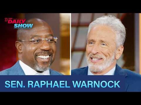 Senator Raphael Warnock - Faith, Politics, and "The Crooked Places Made Straight" | The Daily Show