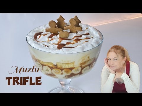 👉 Cam Kasede Davetin Yıldızı | Kaşık Kaşık Yenen Muzlu Trifle