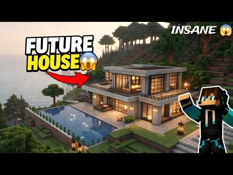 Minecraft Live 🔴 | Building FUTURISTIC HOUSE 🏠⚡