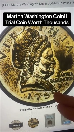 $4,200: What The HECK Is A MARTHA WASHINGTON Quarter!? RARE Trial Coin Worth THOUSANDS