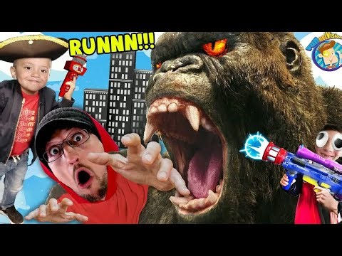 FV FAMILY! GIANT APE CHASE (FGTEEV s Game Turns Into Music Video) FV Family Behind the Scenes
