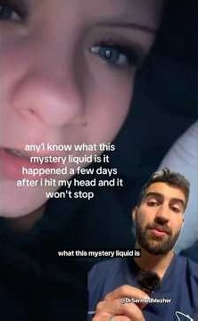 POV: The Clear Liquid Isn’t Snot