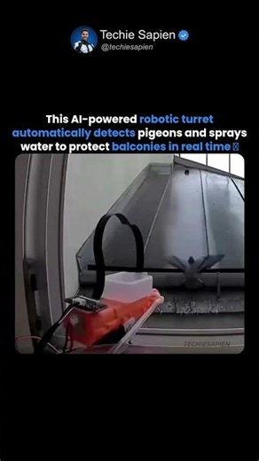 Smart Anti Pigeon Robot Uses YOLO AI Detection And Servo Tracking 🤯