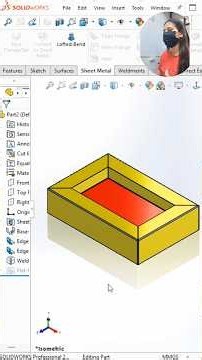 ​Mastering Sheet Metal Design in SOLIDWORKS ​#SOLIDWORKS #SheetMetal #CADDesign #Mechanica