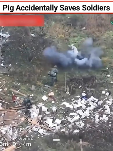 Pig Accidentally Saves Soldiers #shorts