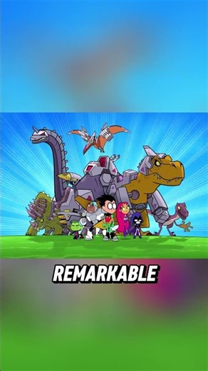 Titans ARMOUR UP Dinos! 💀 #reels #raven #teentitansgo #funny #dc #cartoon #short