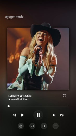 a little list of go-tos: phone, keys, wallet, and @Lainey Wilson’s Amazon Music Live performance tonight!