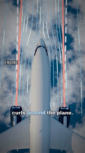 These jet engines are crooked, on purpose #aviation #airplane #engineering