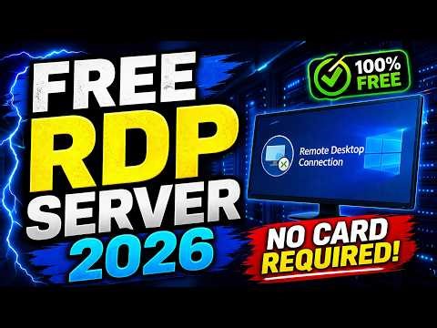 Get Free RDP Server (2026 Method) 💻 100% Working!