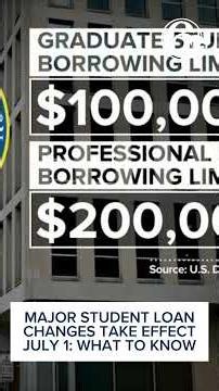 Major student loan changes take effect July 1: What to know
