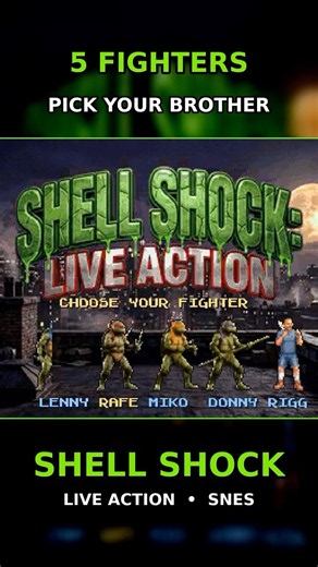 I Made a Brand-New SNES Beat-'Em-Up 🐢 #shorts