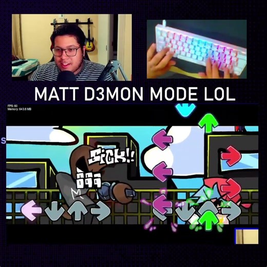 FNF HARDEST MATT MOD HAD NO MERCY ON ME THIS TIME 😨😨😨#fnf #matt #fnfmod