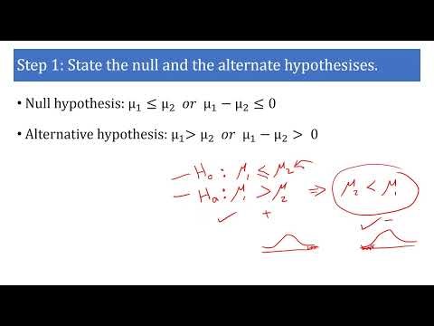 Two Samples Test using z test