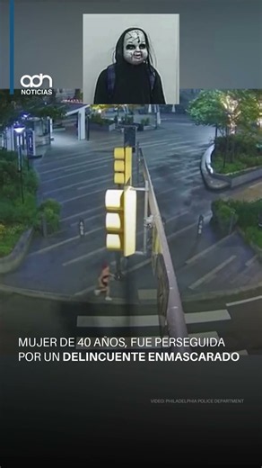 Se busca sujeto enmascarado que persiguió a una mujer de 40 años y termina lesionada