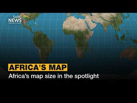 Africa’s map size in the spotlight