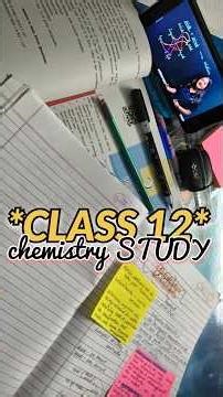 My First Chemistry Study Vlog | Class 12 NCERT Era Begins ✨#class12 #chemistry #studyvlog #class12