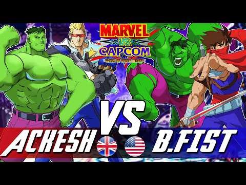 Marvel Vs Capcom:🔥Ackesh Vs Burning Fists X🔥| High Level Gameplay.
