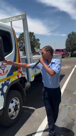 Code 10 learners took part in a K53 session at the General Skills Mini-Festival, where they began their driving lessons by learning how to properly inspect a truck. 2 Feb 2026 #newsnexussa #InCaseYouMissedIt | News Nexus SA