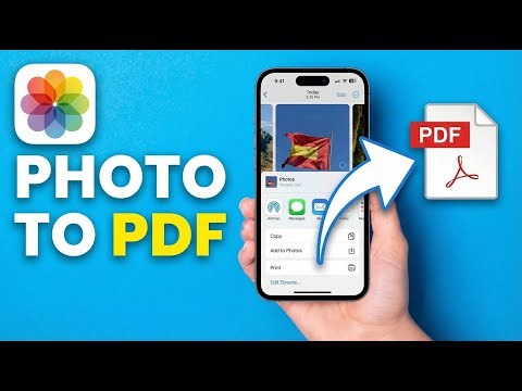 iPhone How To Save Photo As Pdf