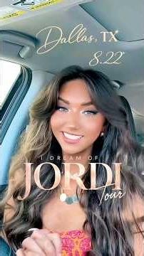 GET YOUR TICKETS FOR MY DALLAS CONCERT!! 🧞‍♀️🩷 www.jordiontour.com