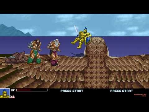 [OpenBoR] Golden Axe Remake 1.5 Corvette Knight Gameplay - Early Demo