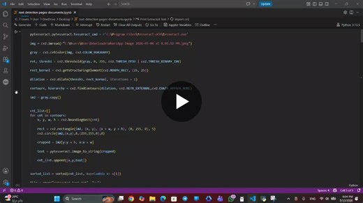 Text Detection OCR Tool with OpenCV and Tesseract | Mohamed Ahmed posted on the topic | LinkedIn