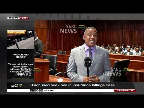 Eight insurance murder accused back in court