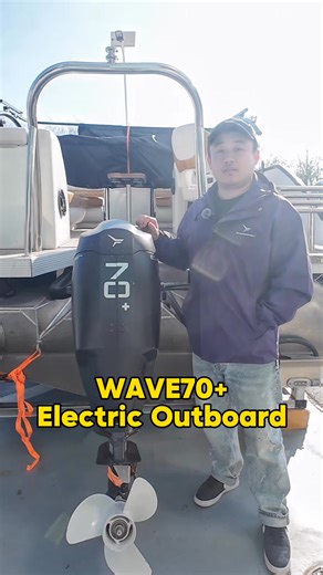 ExploMar-Insider on Instagram: "Electric pontoon #electricboat #electricoutboard #boating #outboardmotor #pontoon"
