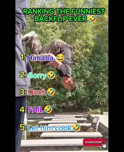 BACKFLIP FAIL EVER😂