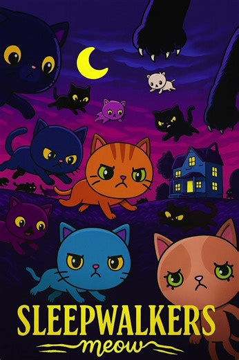 Meow Cyriak:Sleepwalkers Meow(Style/Poster/Movie/Horror/1992)